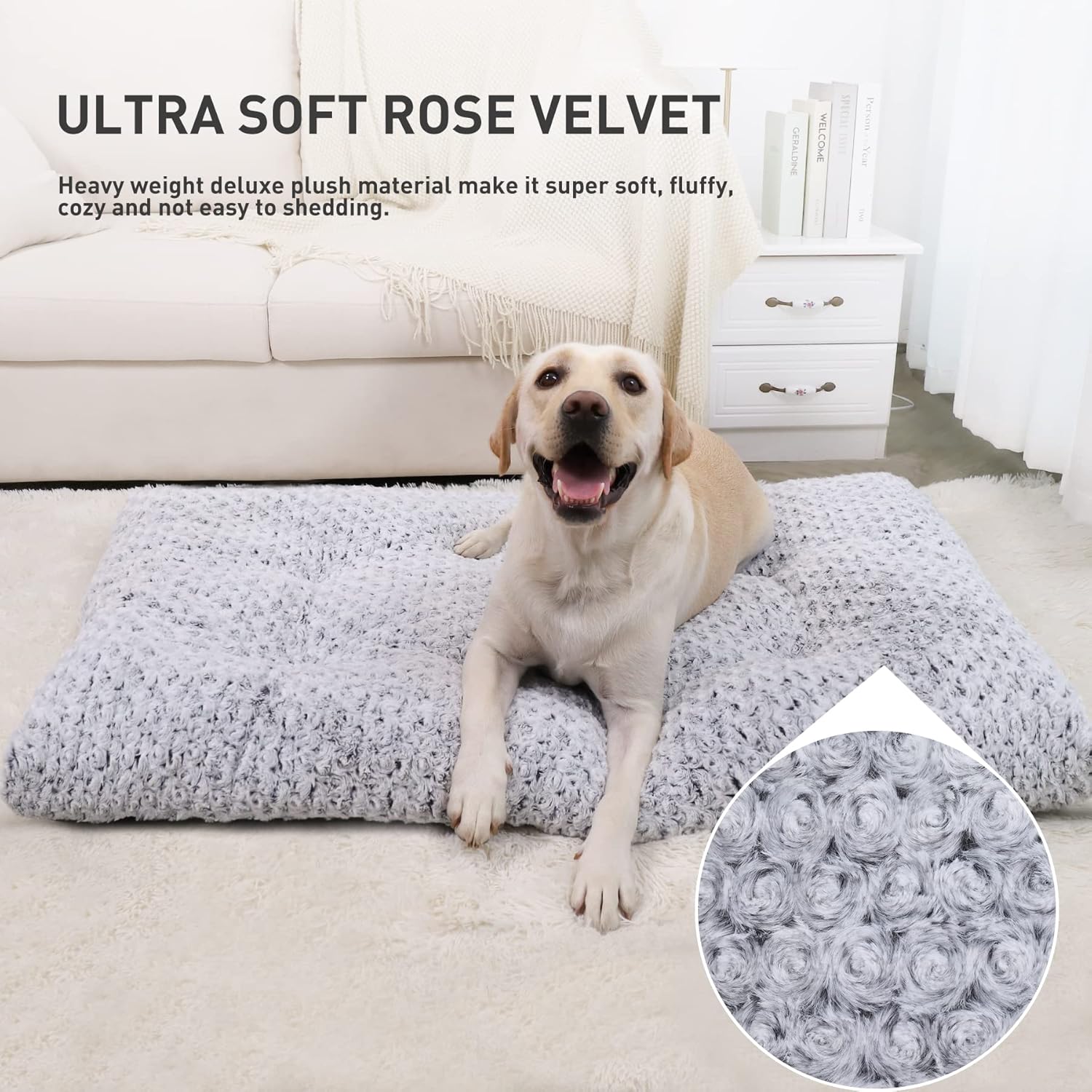 Deluxe Plush Dog Bed Comfort