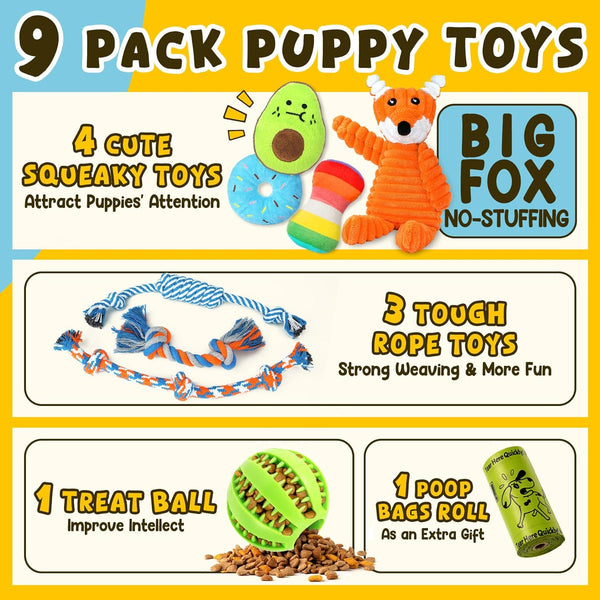 Luxury Puppy Chew Toy Set