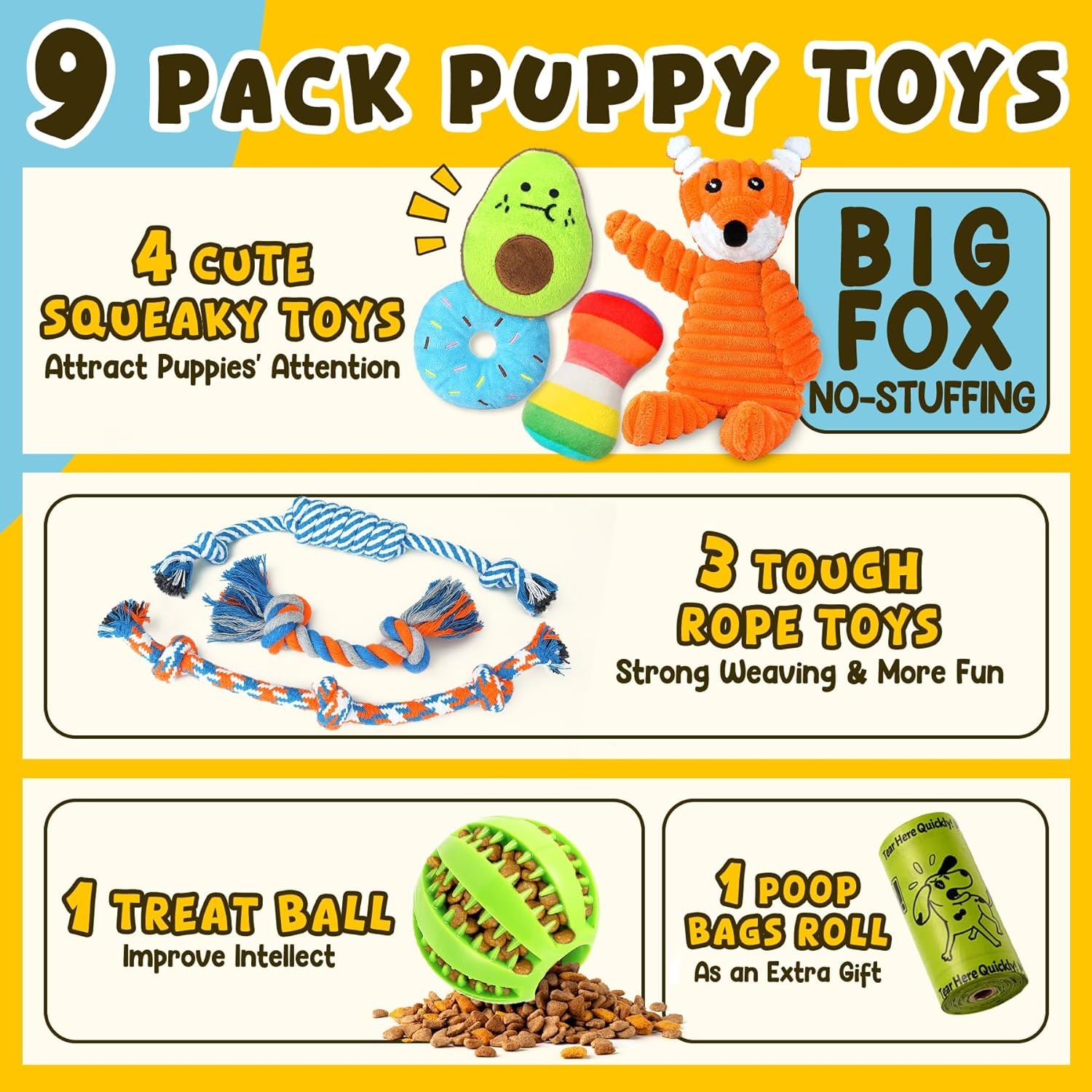 Luxury Puppy Chew Toy Set